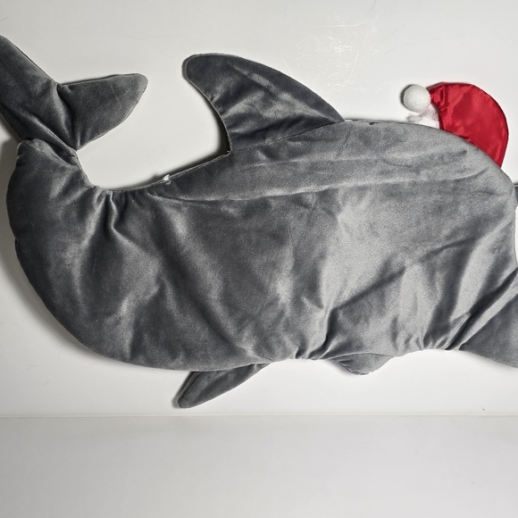 Shark Smiling Christmas stocking 17.5 in new - Picture 2 of 2